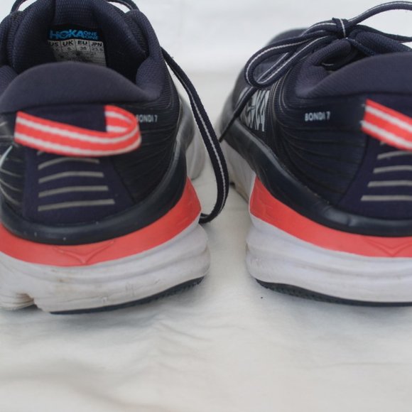 Hoka Women's Bondi 7 Sneakers Navy (Size 6.5) - Picture 7 of 11